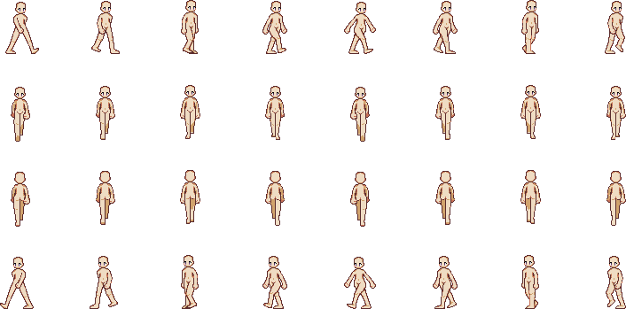 Walk cycle · sheet
